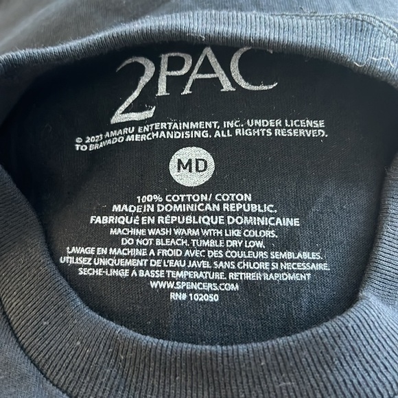 NWOT 100% Cotton Tupac "All Eyez on Me" Tee - Picture 6 of 6